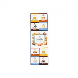 Dolfin Dolfin Biscuit Assorted Milk & Dark Chocolate Napolitains Box - 24 pc - 108g 3104