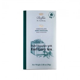 Dolfin Dolfin Chocolat Noir Au Thé Earl Grey 60% Dark Chocolate Bar - 70 grams