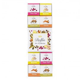 Dolfin Spiced Assorted Chocolate Napolitains Box - 24 pc - 108 grams 8042