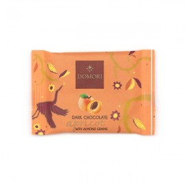 Domori Domori 60% Dark Chocolate with Apricot & Almond Grains Mini-Bar - 25 grams 06144