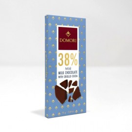 Domori Domori Mild Criollo 38% Milk Chocolate Bar - 75g 07527E