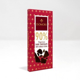 Domori Domori Vigorous Criollo 90% Dark Chocolate Bar - 75g 07525E