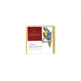 Domori Domori Nacional Ecuador 70% Single Origin Dark Chocolate Napolitains Bulk Box - 1 kg