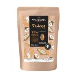 Valrhona Blond Dulcey Chocolate 'Les Feves' Discs - 250g