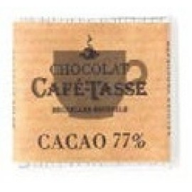 Cafe-Tasse Cafe-Tasse Noir 77% Extra Dark Chocolate Napolitains - 4kg 6000N