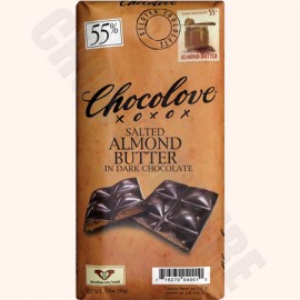 Chocolove Chocolove Salted Almond Butter Dark Bar 3.2oz