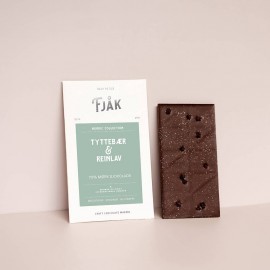Fjak Fjak Lingonberry & Reindeer Lichen in 70% Dark Chocolate Bar - 60g – Chocosphere