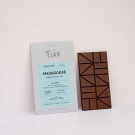 Fjak Madagascar 70% Cacao Dark Chocolate Bar - 60 grams 22000