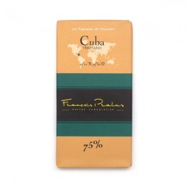 Pralus Francois Pralus Cuba 75% Single Origin Dark Chocolate Bar - 100 grams