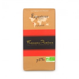 Pralus Francois Pralus Equateur BIO 75% Single Origin Dark Chocolate Bar - 100 grams