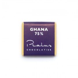 Pralus Francois Pralus Ghana 75% Single Origin Dark Chocolate Napolitain Single - 5 grams