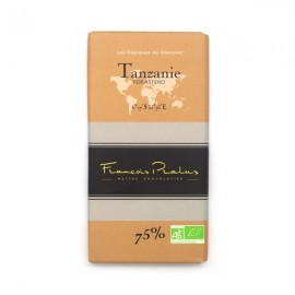 Pralus Francois Pralus Tanzanie BIO 75% Single Origin Dark Chocolate Bar - 100 grams