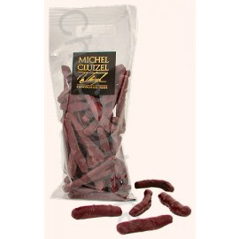 Michel Cluizel Michel Cluizel Chocolate Covered Candied Lemon Peel Bag 00010