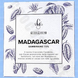 Guido Gobino 72% Single-Origin Madagascar Chocolate Bar - 110g