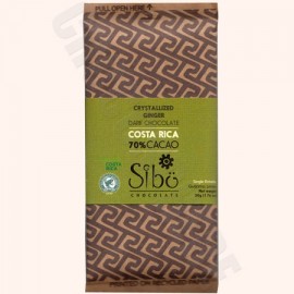 Sibo Crystallized Ginger Chocolate Bar – 50g