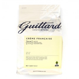 Guittard Guittard Creme Francaise 31% White Chocolate Couverture Wafers Bag - 3kg 3310