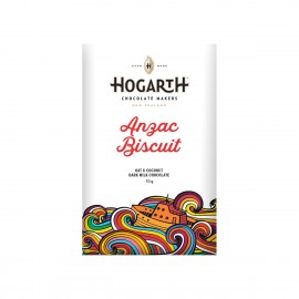 Hogarth Hogarth Anzac Biscuit 53% Milk Chocolate Bar - 70g