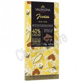 Valrhona Jivara Pecan Chocolate Bar