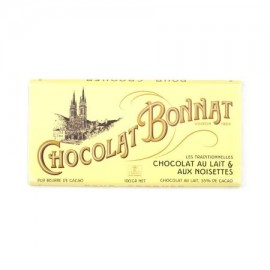 Bonnat Bonnat 55% Milk Chocolate & Hazelnut Bar - 100g – Chocosphere