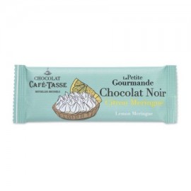 Cafe-Tasse Cafe-Tasse Noir Citron Meringue Dark Chocolate & Lemon Meringue Mini-Bar - 25g – Chocosphere