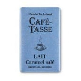 Cafe-Tasse Lait Caramel Salé 38% Milk Chocolate & Salted Caramel Mini-Bar Single - 9 g