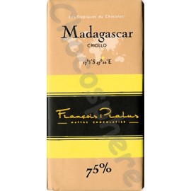 Pralus Pralus Madagascar 75% Single Origin Dark Chocolate Bar - 100g