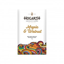 Hogarth Hogarth Maple & Walnut 34% White Chocolate Bar - 70g