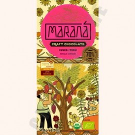 Marana Cusco Dark Chocolate Bar - 70% Cacao - 70g