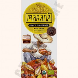 Marana Piura Dark Chocolate Bar - 70% Cacao - 70g
