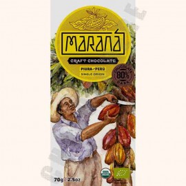 Marana Piura Dark Chocolate Bar - 80% Cacao - 70g