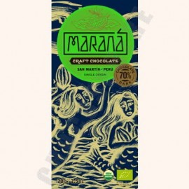 Marana San Martin Dark Chocolate Bar - 70% Cacao - 70g