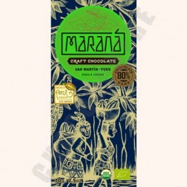 Marana San Martin Dark Chocolate Bar - 80% Cacao - 70g