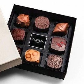 Michel Cluizel 8 Dark and Milk Chocolats Box - 85g