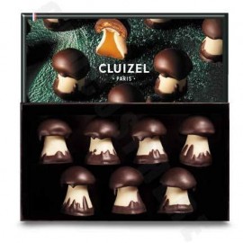 Michel Cluizel 7pc Box of Chocolate-Caramel Mushrooms - 125g