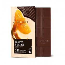 Michel Cluizel Michel Cluizel Écorces d'Orange 70% Dark Chocolate & Orange Bar - 100g 12354