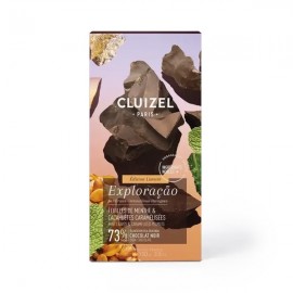 Michel Cluizel Michel Cluizel Exploração 73% Dark Chocolate with Mint & Peanuts Bar - 100 grams 12195