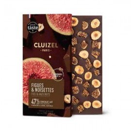 Michel Cluizel Michel Cluizel Figues & Noisettes Caramélisées 47% Milk Chocolate Bar - 100g