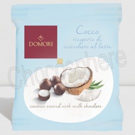 Domori Milk Chocolate Covered Coconut (Dragees Coconut) – 40g