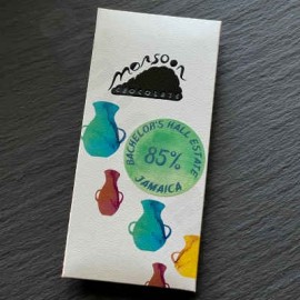 Monsoon Chocolate Bachelor's Hall Estate Jamaica 85% Dark Chocolate Bar - 50g