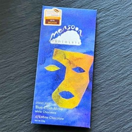 Monsoon Chocolate Blue Corn Atole White Chocolate Bar - 50g