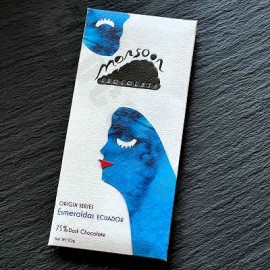 Monsoon Chocolate Esmeraldas Ecuador 75% Dark Chocolate Bar - 50g