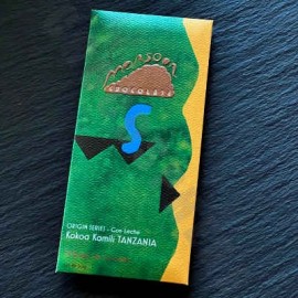 Monsoon Chocolate Kokoa Kamili Tanzania 55% Dark Milk Chocolate Bar - 50g