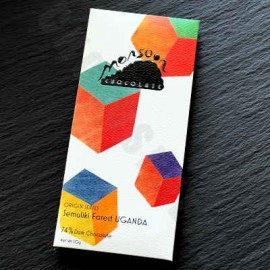 Monsoon Chocolate Semuliki Forest Uganda 74% Dark Chocolate Bar - 50g