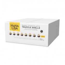 Callebaut Mona Lisa Hollow 52% Dark Chocolate Truffle Shell Box - 504-pc CHD-TS-22376-999
