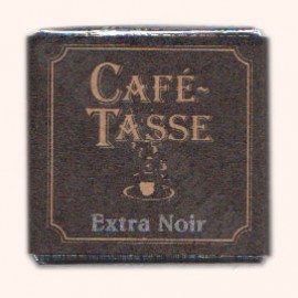 Cafe-Tasse Cafe-Tasse Noir 60% Semisweet Dark Chocolate Napolitains Box - 4kg 6003N