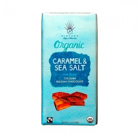 Nirvana Nirvana Sea Salt & Caramel Organic 72% Single Origin Dark Chocolate Bar - 100 g
