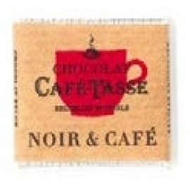 Cafe-Tasse Cafe-Tasse Noir & Café 60% Dark Chocolate & Coffee Napolitains Bag - 4kg 6006N