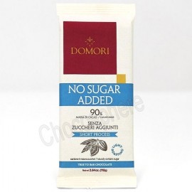 Domori Fondente 90% No-Sugar-Added Chocolate Bar - 75g