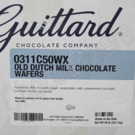 Guittard Old Dutch Milk Chocolate Wafers - 50 lb