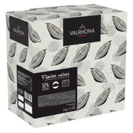 Valrhona Valrhona Pepites Noires 52% Dark Chocolate Mini-Chips - 6kg